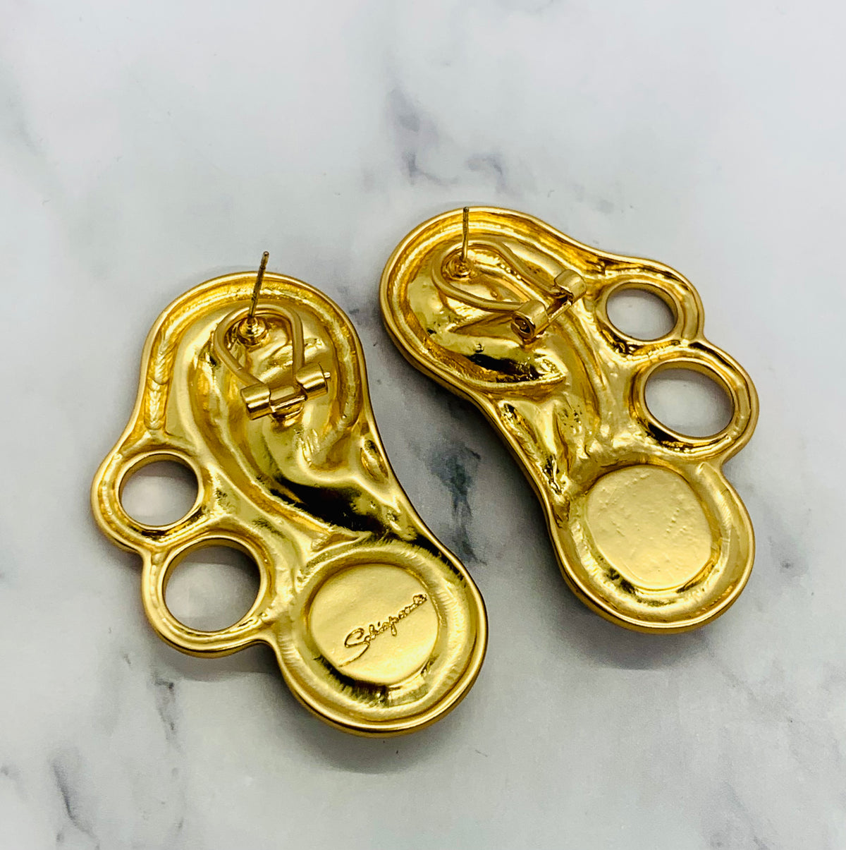 SCHIAPARELLI Ear Statement Earrings - Pre owned