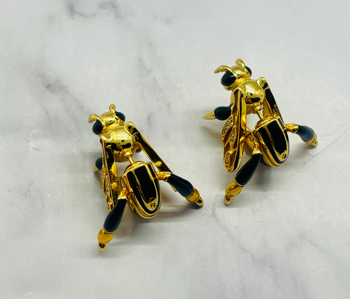 BOTTEGA VENETA Statement Bee Earrings - Pre owned