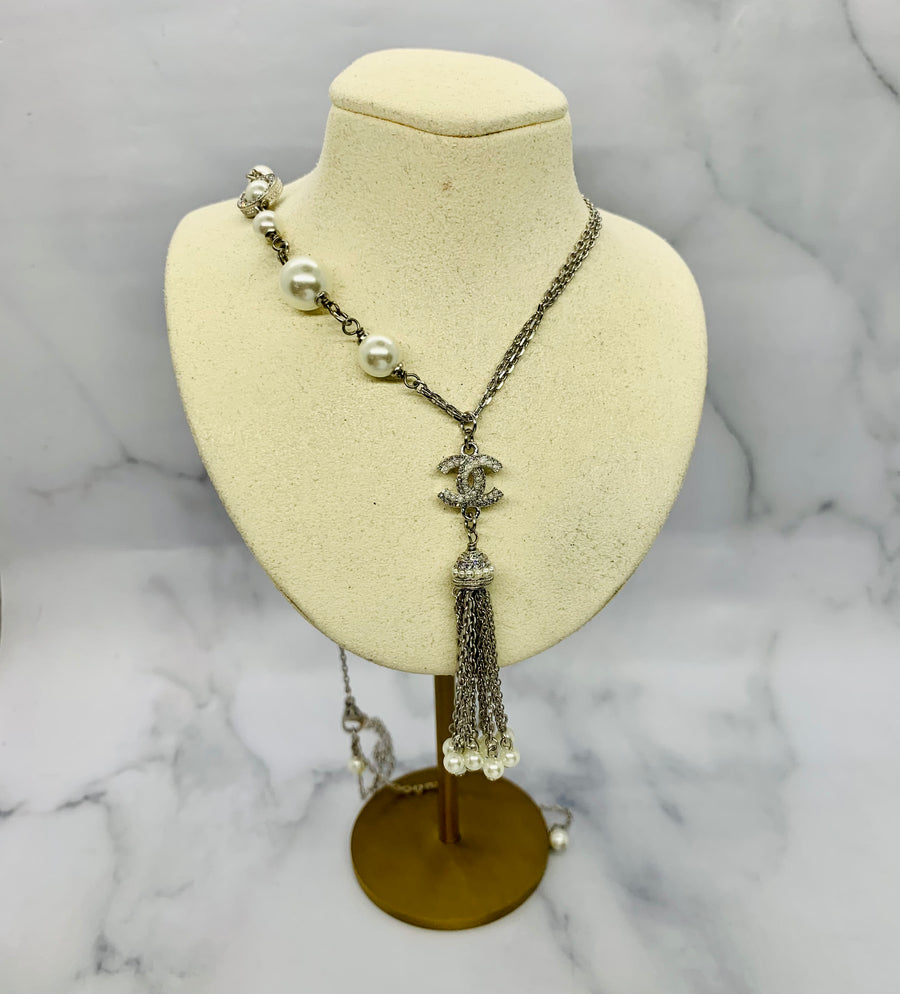 CHANEL CC Tassel Necklace - USED