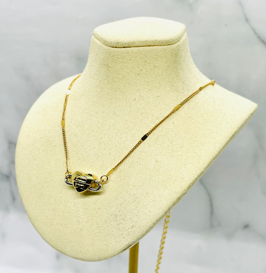 GIVENCHY Heart Chain Necklace - Pre owned