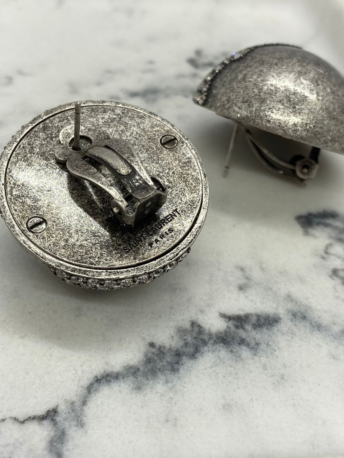 YSL YVES SAINT LAURENT Clip On Earrings - Pre owned