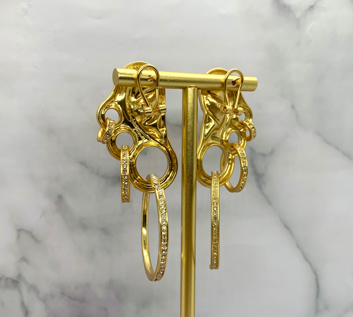 SCHIAPARELLI Statement Ear Earrings - Pre owned