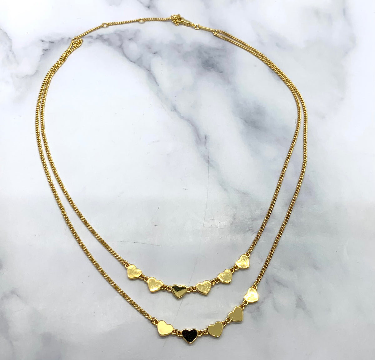 Auth CELINE Paris Heart Necklace - Pre owned