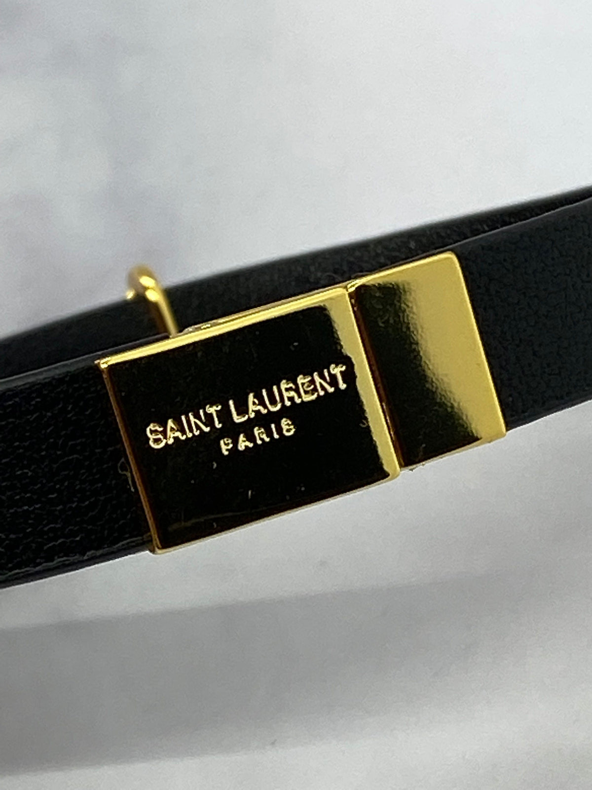 YSL Yves Saint Laurent Leather Bracelet - Pre owned