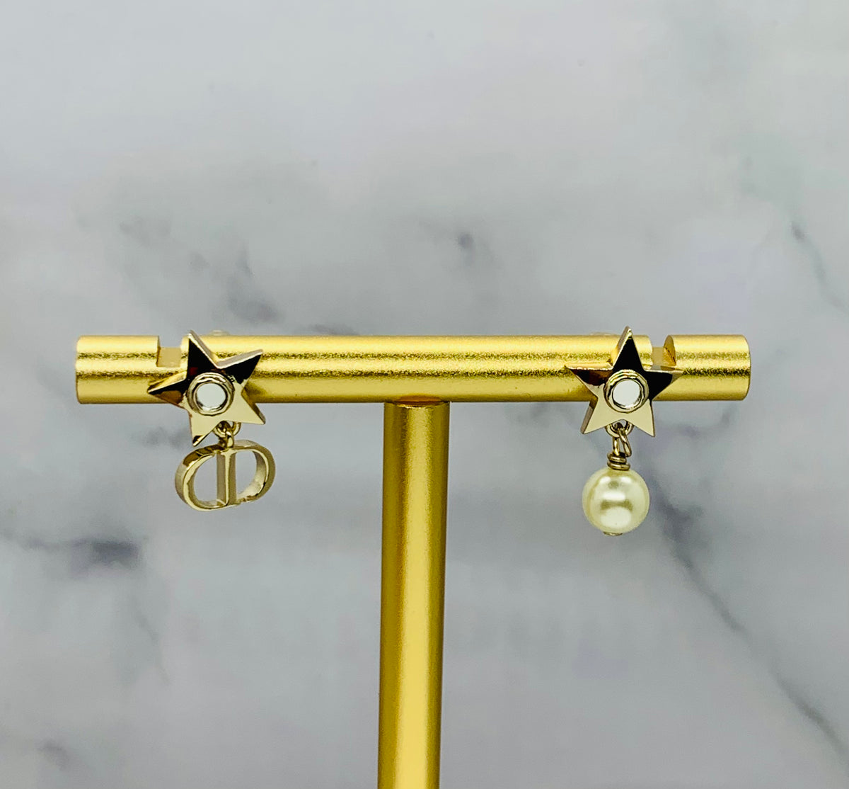 CHRISTIAN DIOR CD Star Earrings - Pre owned