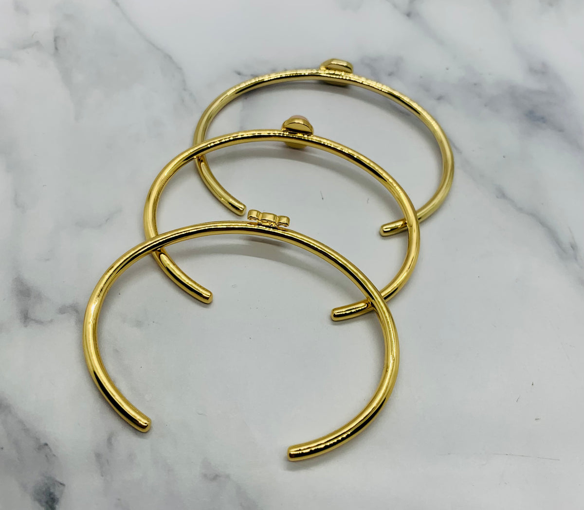 CELINE Bangle Bracelet Set of 3 - Pre owned