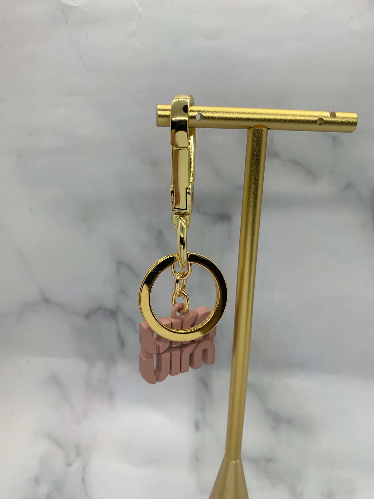 MIU MIU Monogram Keychain - Pre owned