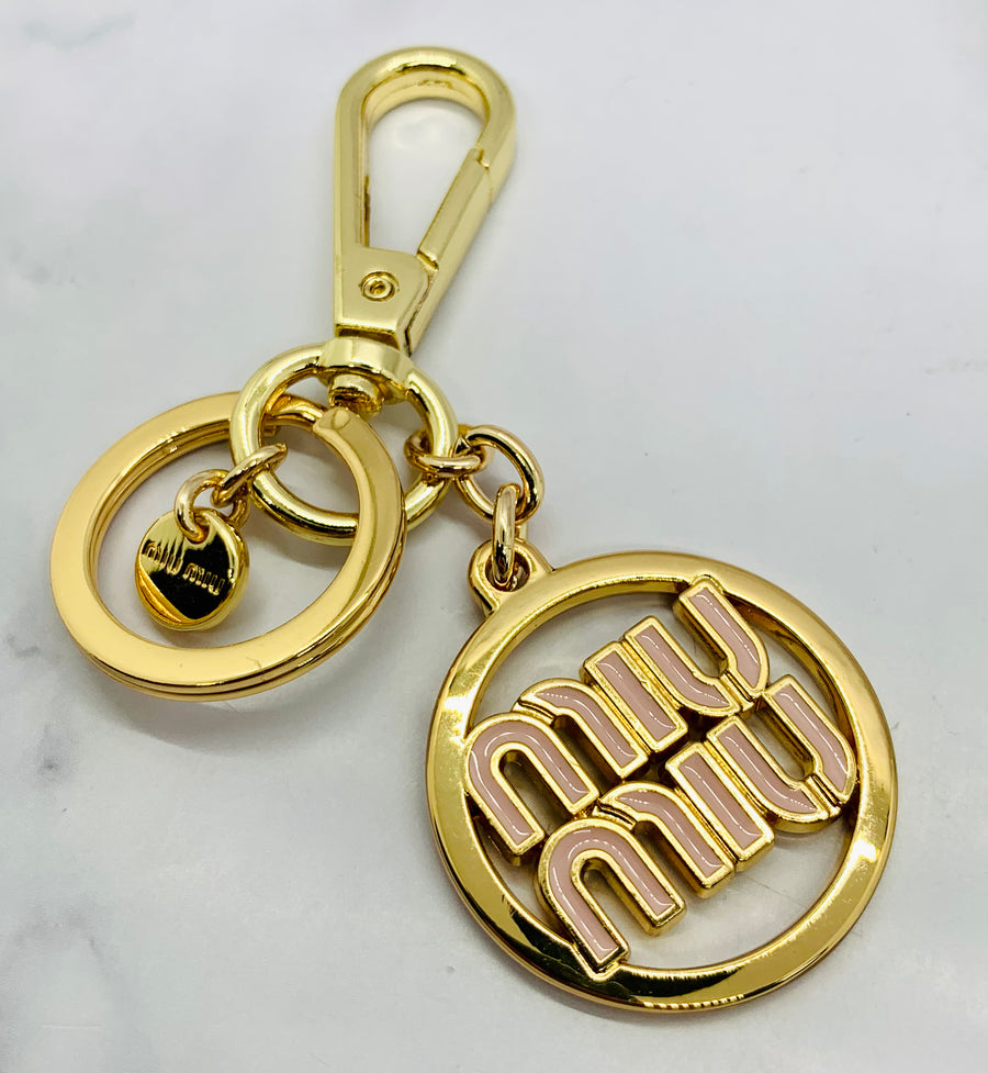 MIU MIU Monogram Keychain - Pre owned