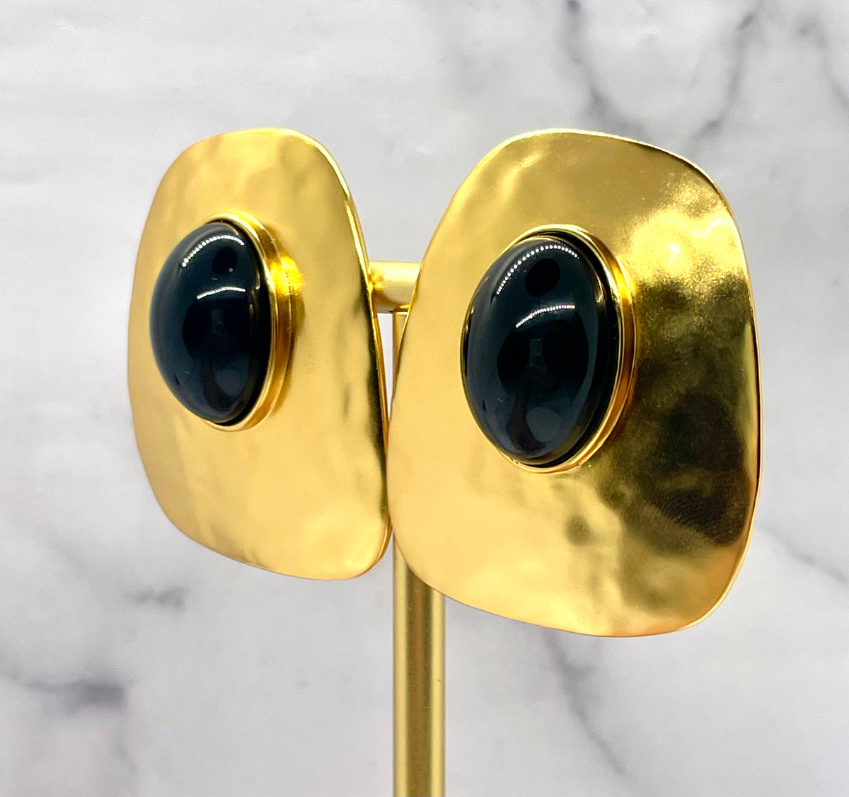 YVES SAINT LAURENT Statement Clip On Earrings - Pre owned