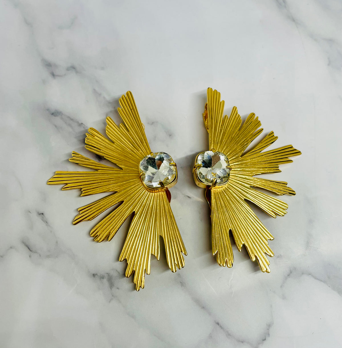 YSL YVES SAINT LAURENT Rare Vintage Clip On Earrings - Pre owned