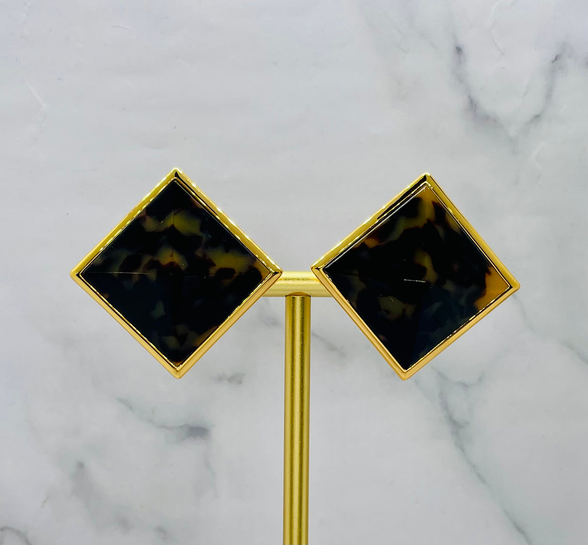 YSL YVES SAINT LAURENT Tortoise Clip On Earrings - Pre-Owned — 7