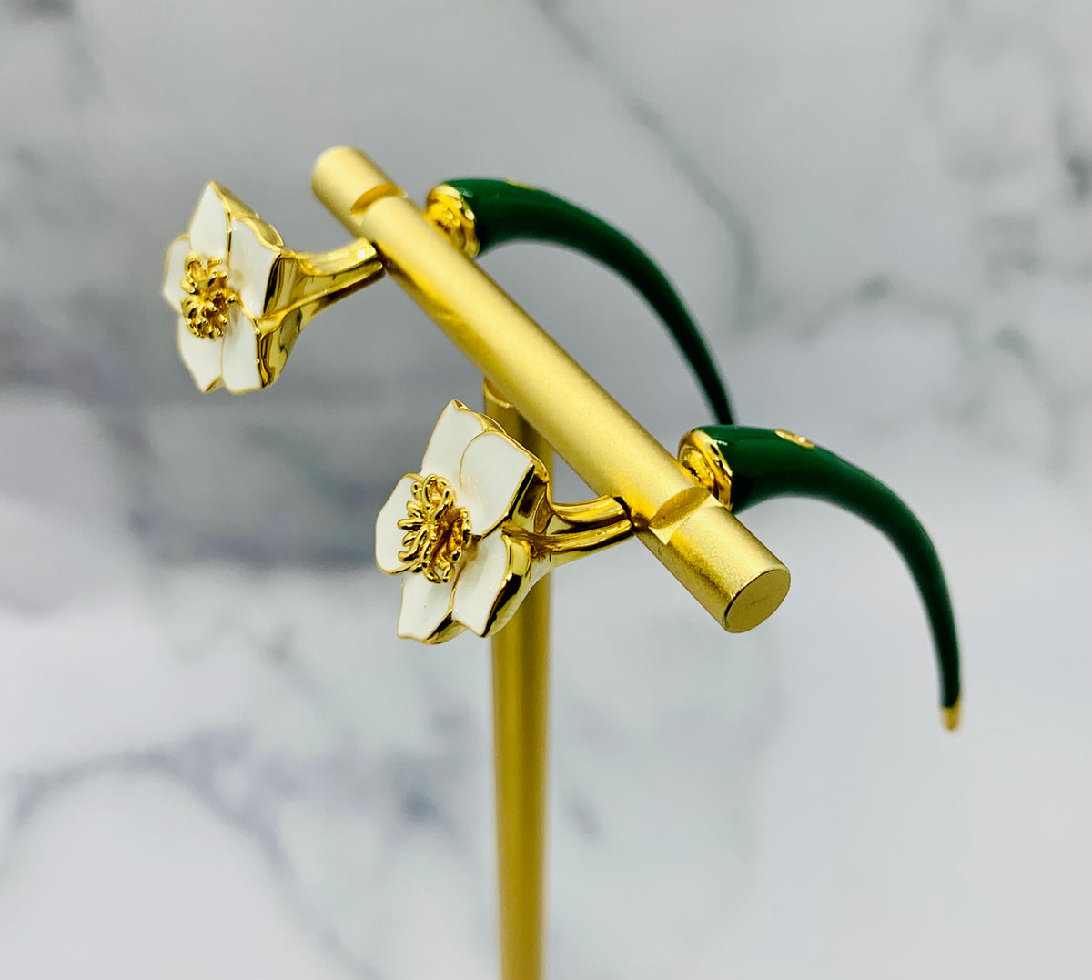 BOTTEGA VENETA Flower Earrings - Pre-Owned — 5