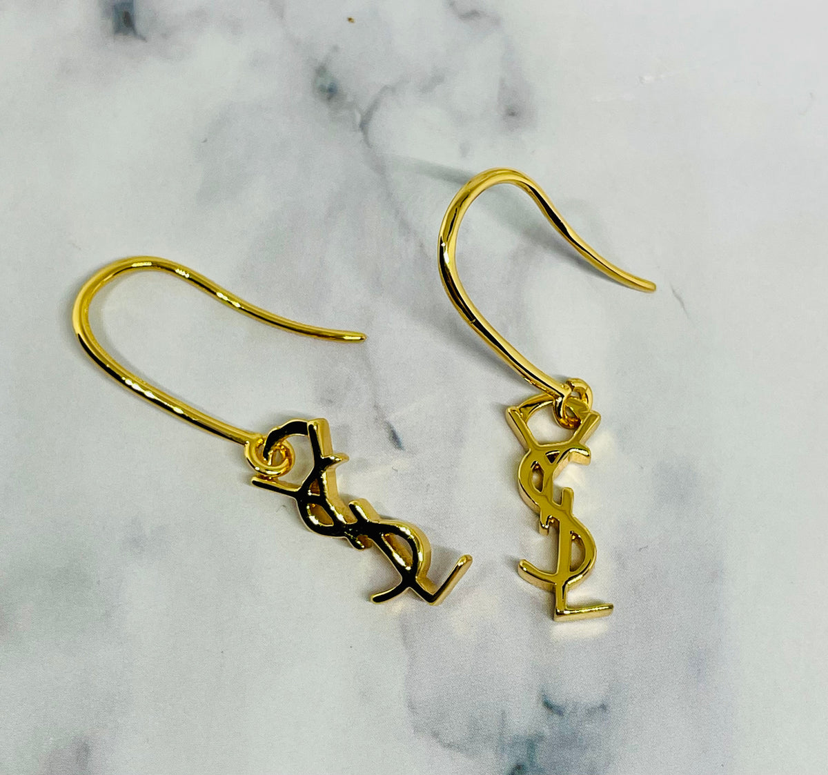 YSL YVES SAINT LAURENT Dainty Small Earrings - Pre-Owned — 5