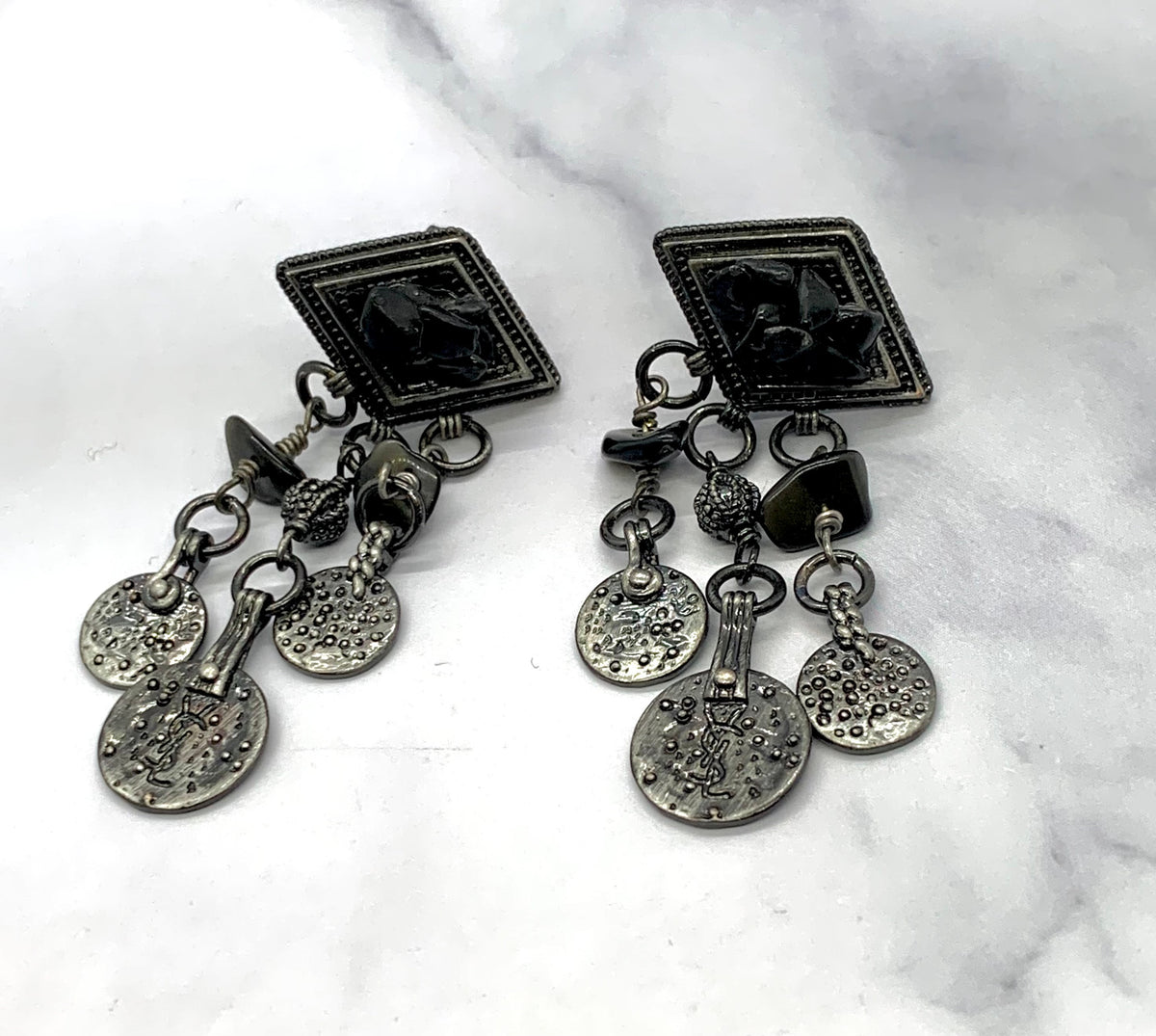 YSL YVES SAINT LAURENT Marrakech Clip On Earrings - Pre-Owned — 4