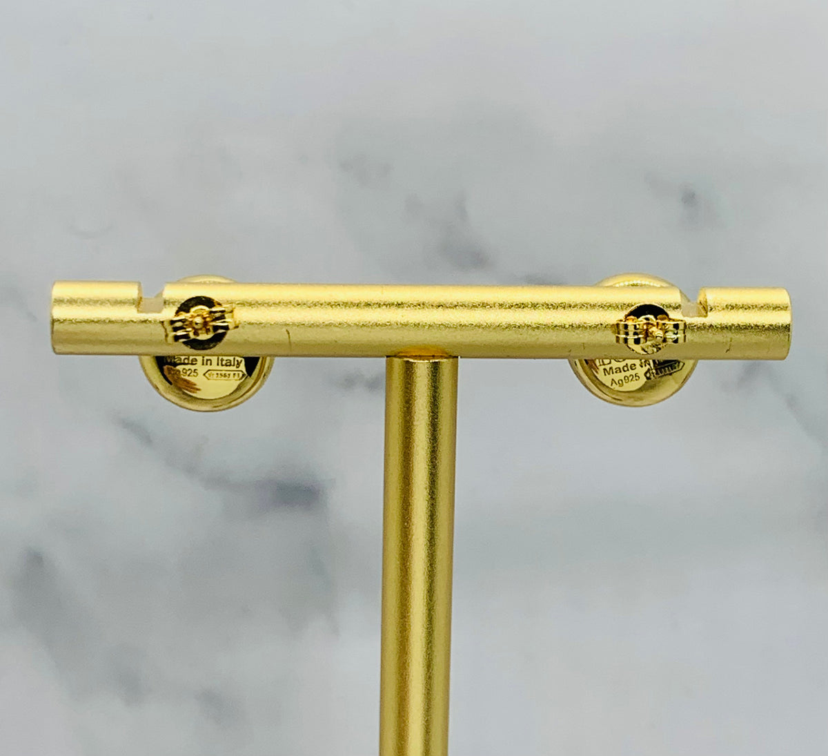 LOEWE Monogram Button Earrings - Pre-Owned — 2