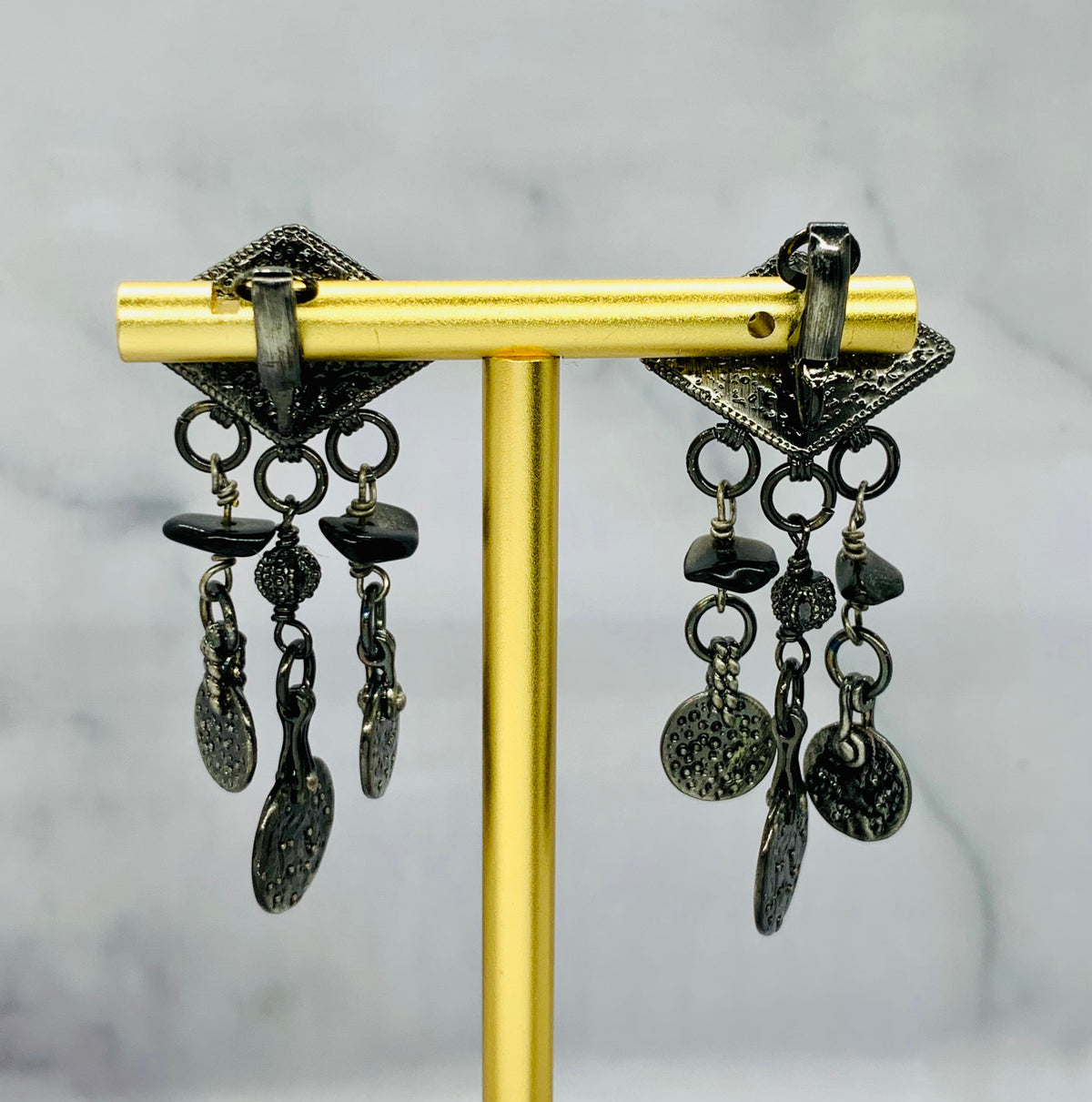 YSL YVES SAINT LAURENT Marrakech Clip On Earrings - Pre-Owned — 6