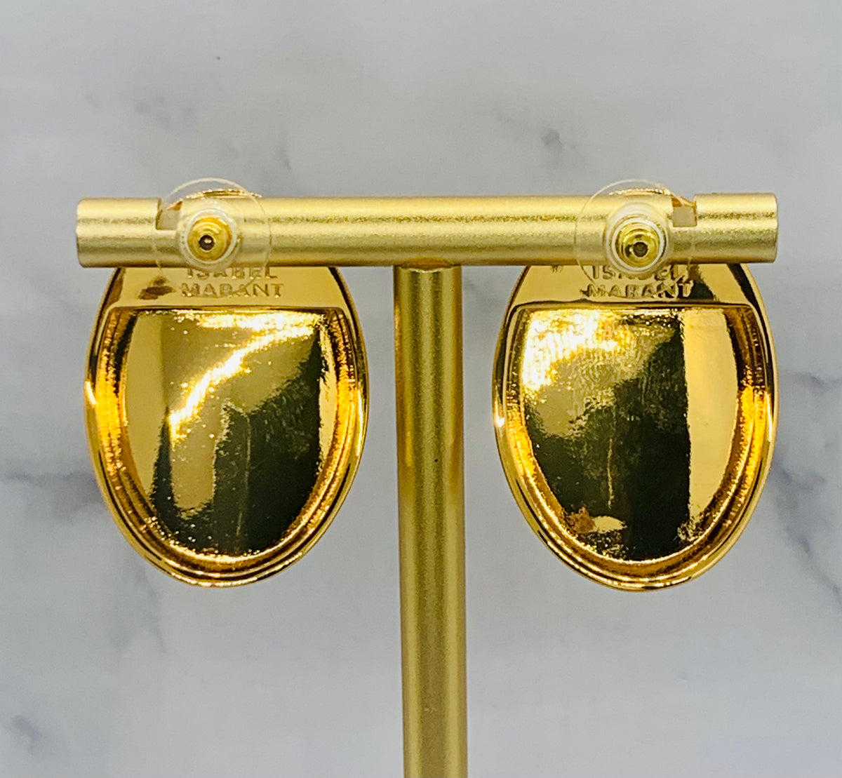 ISABEL MARANT Gold Tone Disc Earrings - Pre-Owned — 2