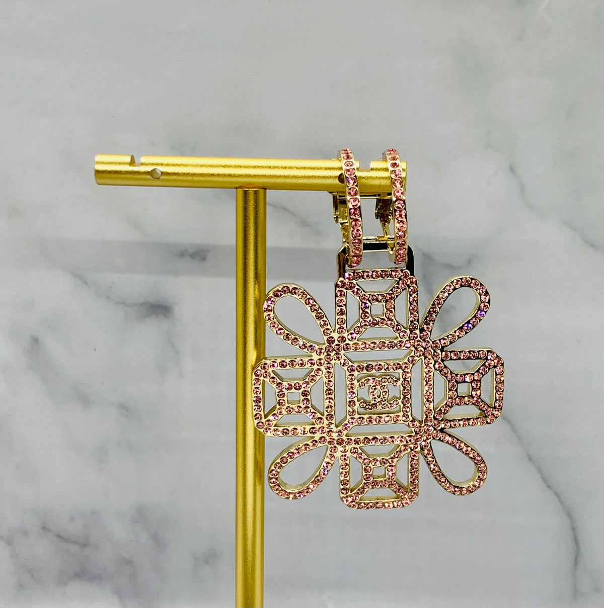 CHANEL CC 2017 Single Statement Earring - Pre-Owned — 4