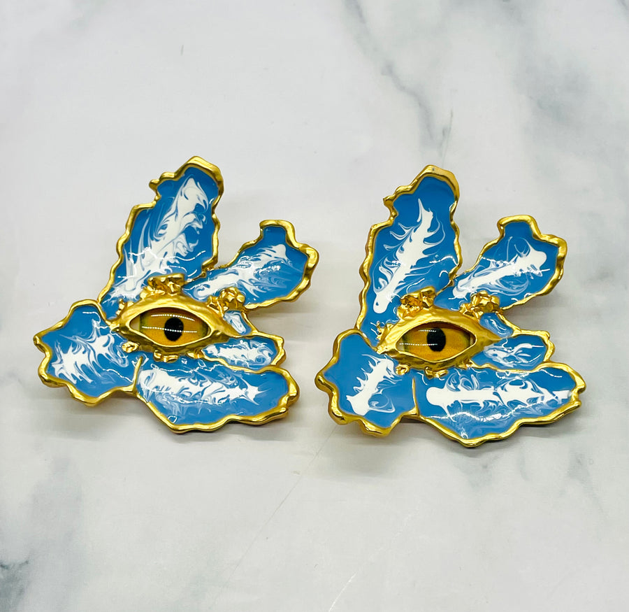 SCHIAPARELLI Statements Eyes Earrings - Pre-Owned — 1