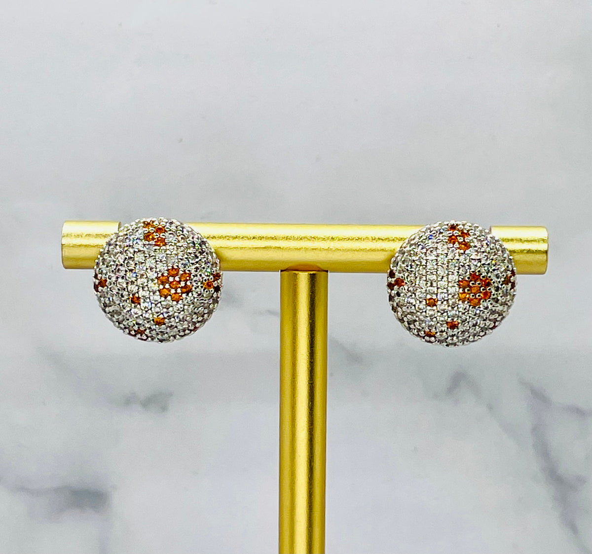 LOEWE Cluster Rhinestone Earrings - Pre-Owned — 6
