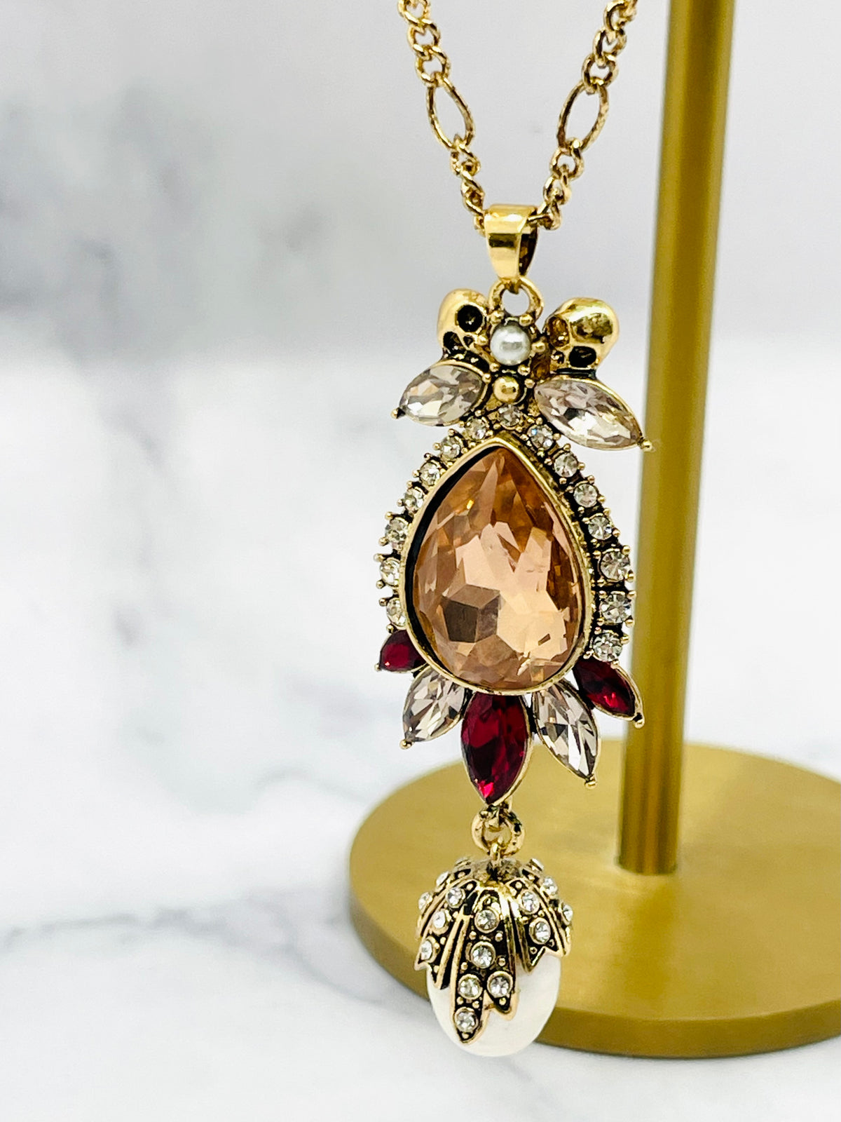 ALEXANDER MCQUEEN Layered Statement Pendant Necklace - Pre-Owned — 4