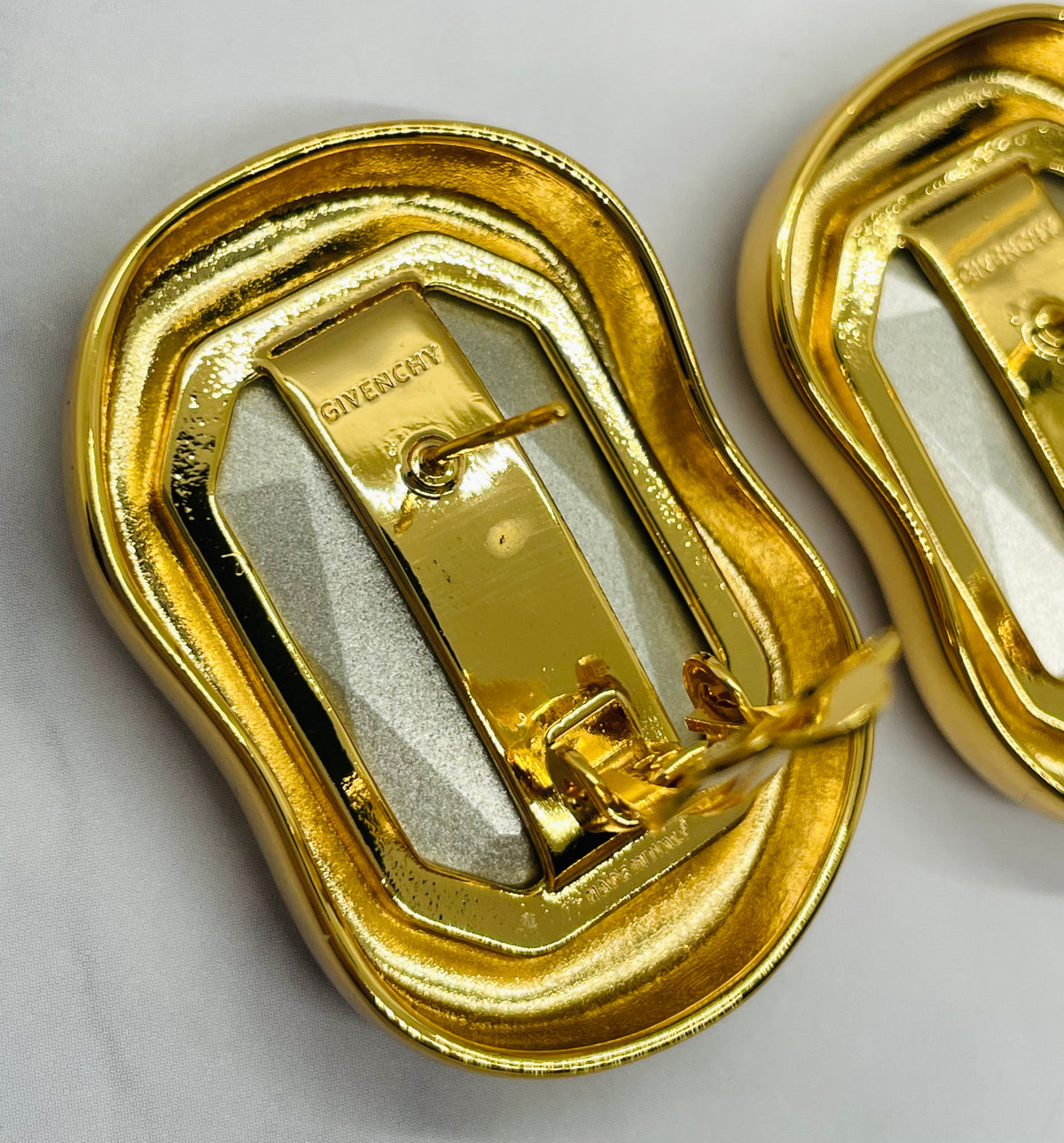GIVENCHY Amber Rhinestone Statement Earrings - Pre-Owned — 3