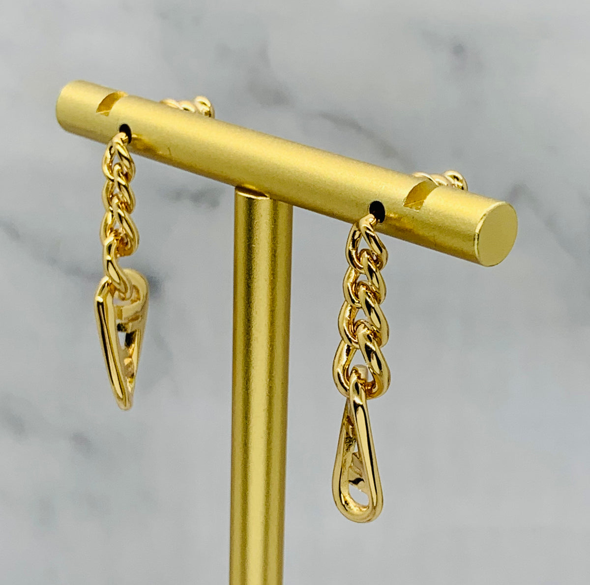 FENDI FF Chain Pendant Earrings - Pre-Owned — 4