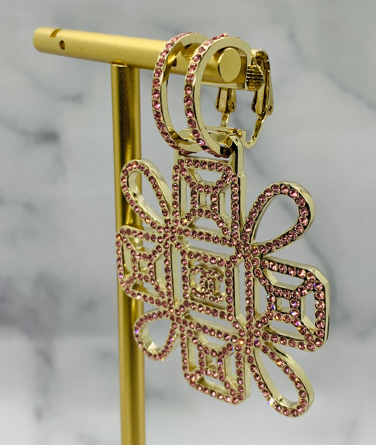 CHANEL CC 2017 Single Statement Earring - Pre-Owned — 5