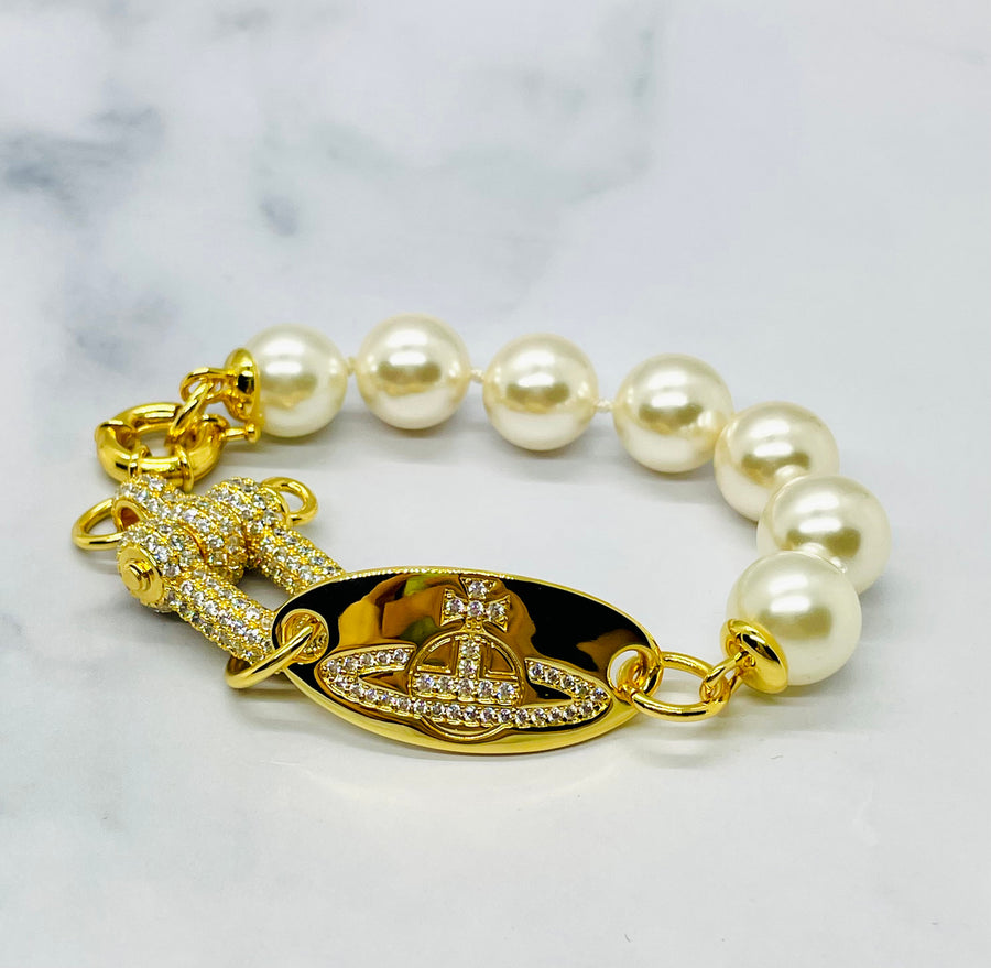 VIVIENNE WESTWOOD Faux Pearl Bracelet - Pre-Owned — 1