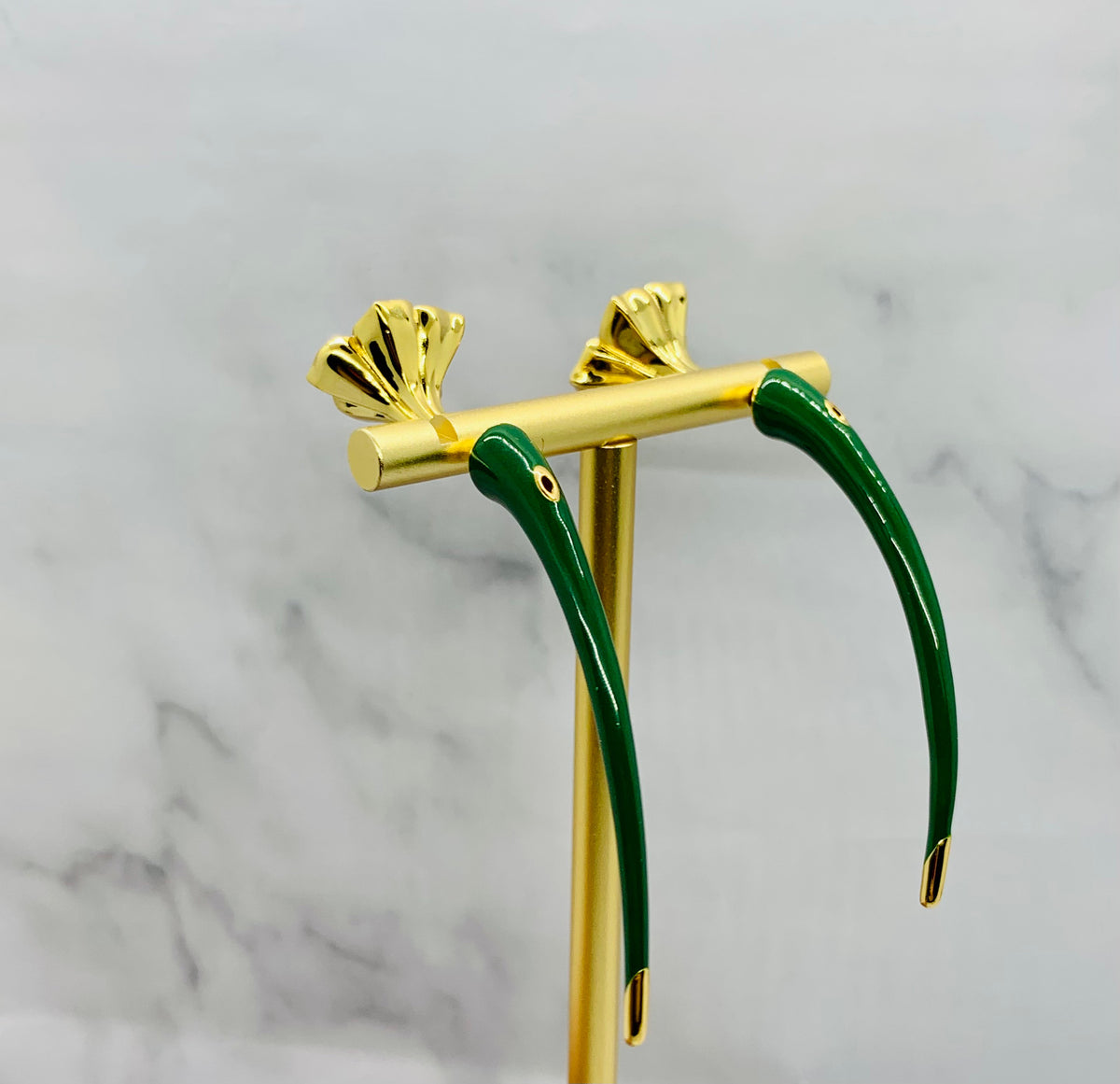 BOTTEGA VENETA Flower Earrings - Pre-Owned — 3
