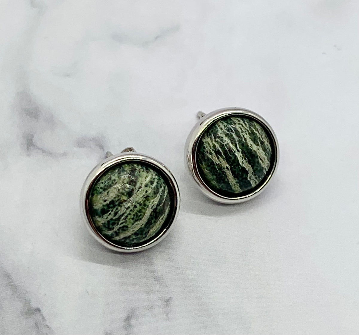 LOEWE Stone Button Earrings - Pre-Owned — 1