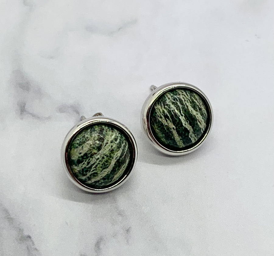 LOEWE Stone Button Earrings - Pre-Owned — 1