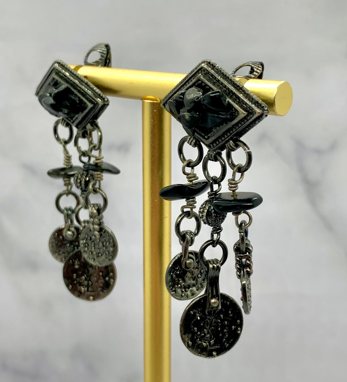 YSL YVES SAINT LAURENT Marrakech Clip On Earrings - Pre-Owned — 5