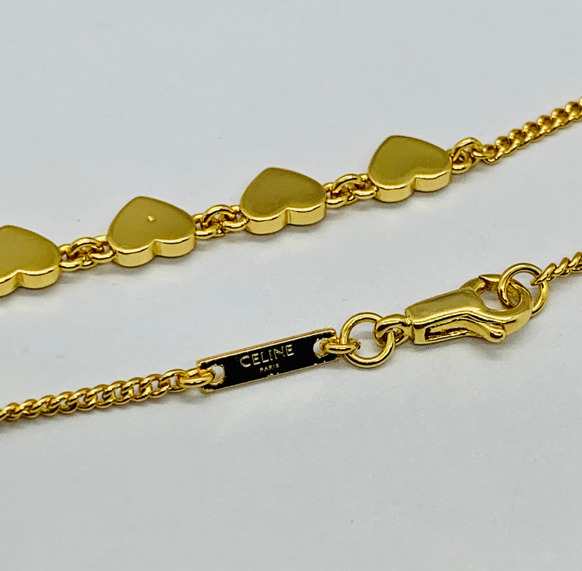 CELINE Paris Heart Charm Bracelet - Pre-Owned — 2