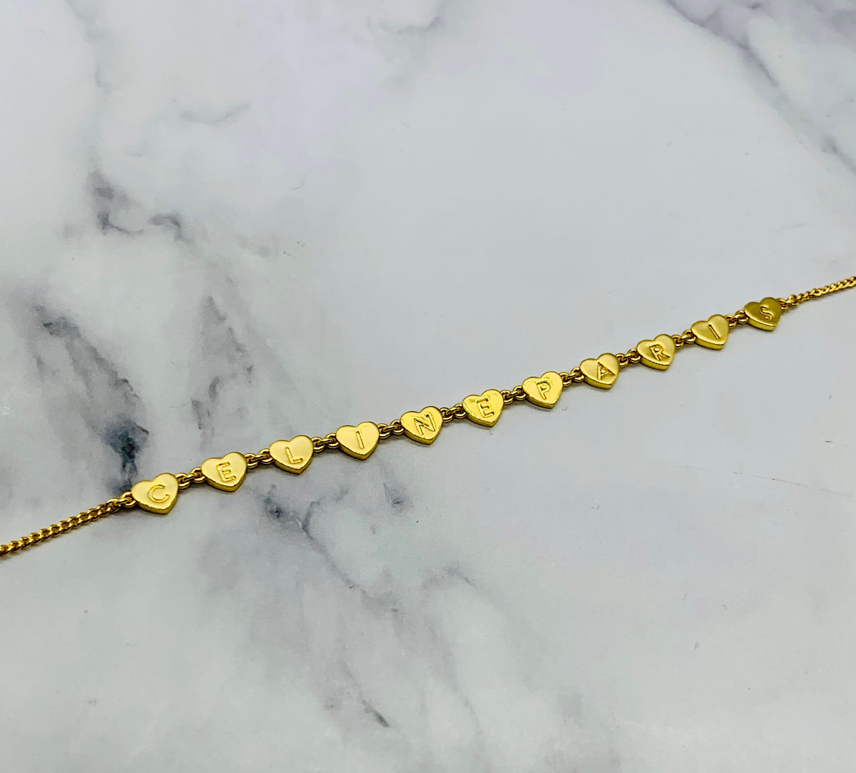 CELINE Paris Heart Charm Bracelet - Pre-Owned — 4