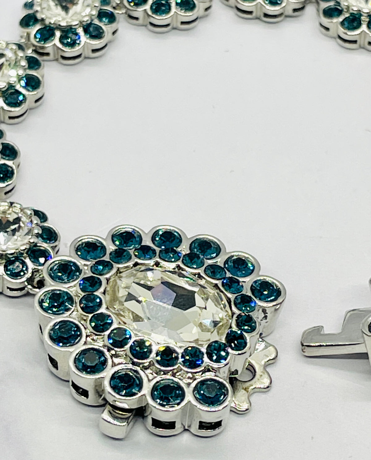 MIU MIU Blue Rhinestone Bracelet - Pre-Owned — 4