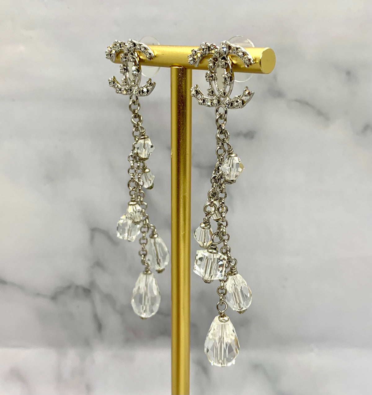CHANEL CC Pendant Earrings - Pre-Owned — 4