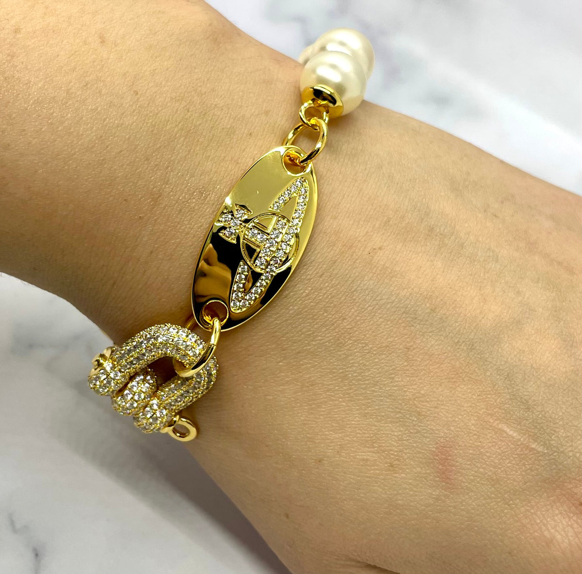 VIVIENNE WESTWOOD Faux Pearl Bracelet - Pre-Owned — 4