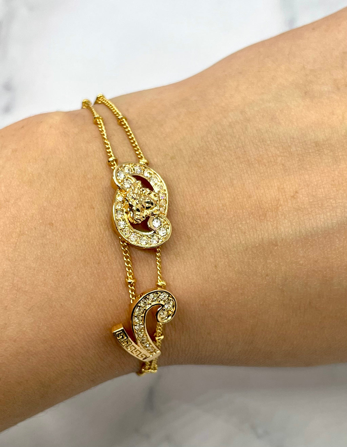 VERSACE Medusa Rhinestone Bracelet - Pre-Owned — 3