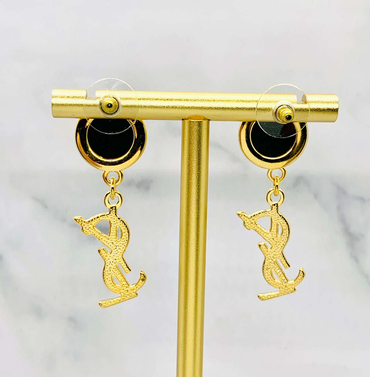 YSL YVES SAINT LAURENT Vintage Pendant Earrings - Pre-Owned — 2