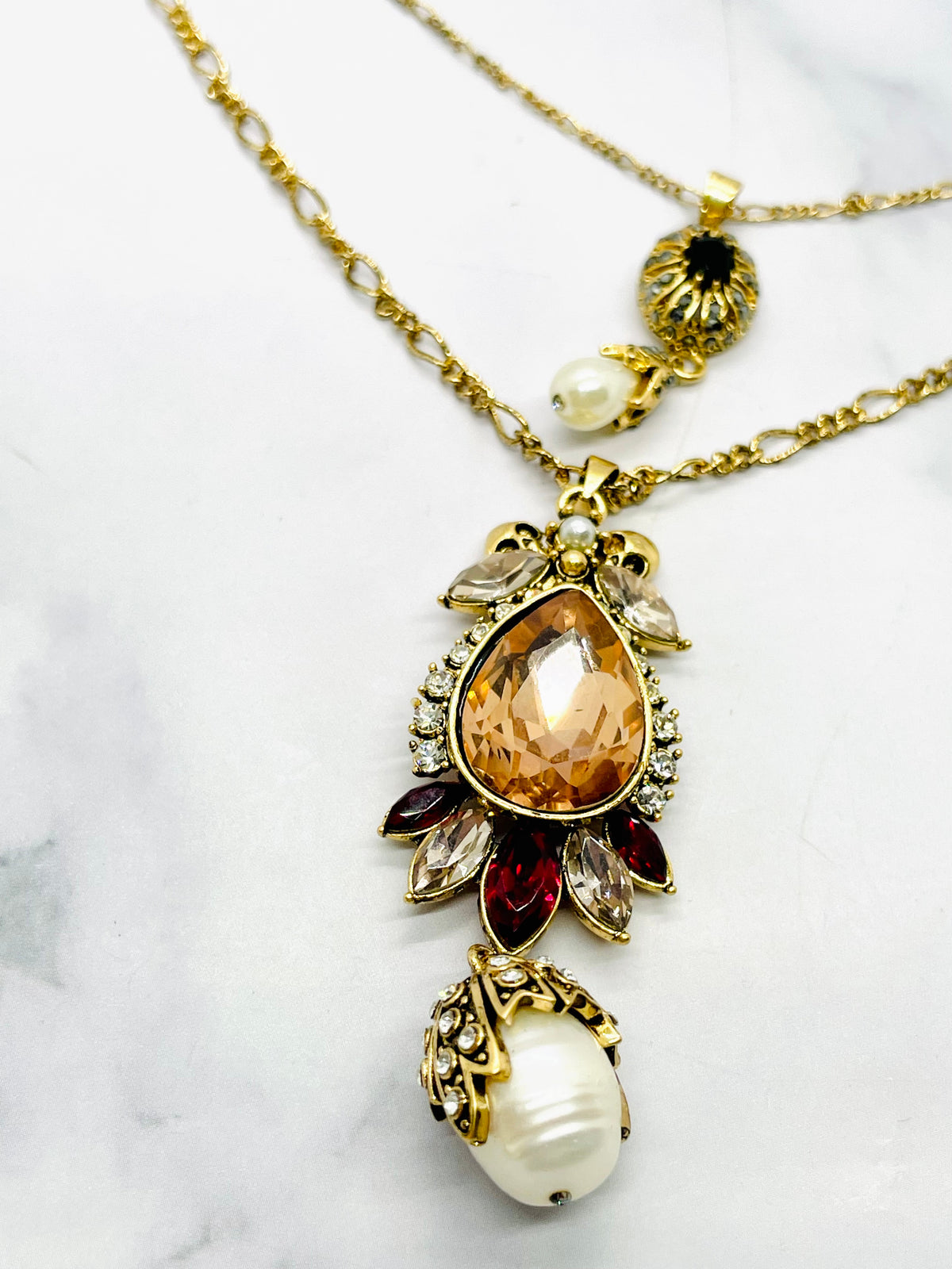 ALEXANDER MCQUEEN Layered Statement Pendant Necklace - Pre-Owned — 5
