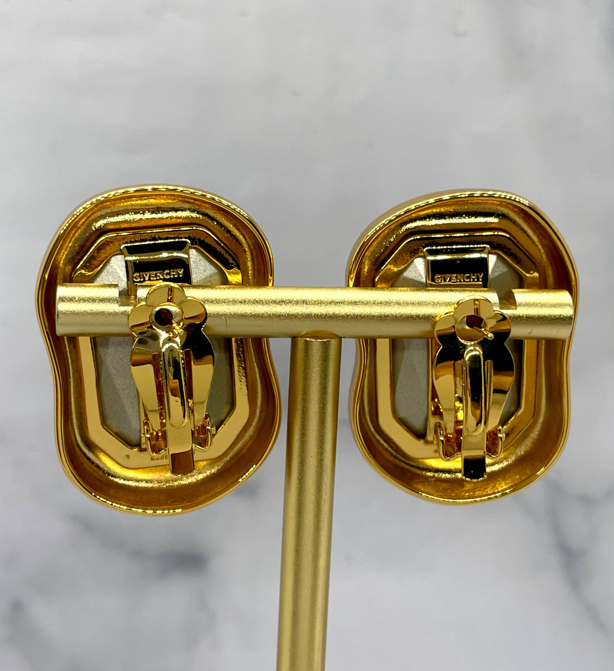 GIVENCHY Amber Rhinestone Statement Earrings - Pre-Owned — 2
