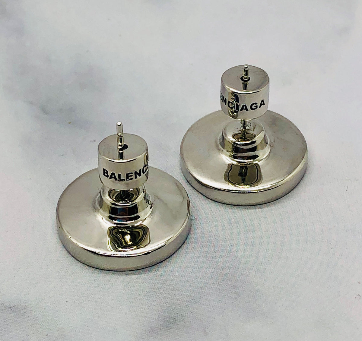 BALENCIAGA Jeans Button Earrings - Pre-Owned — 3