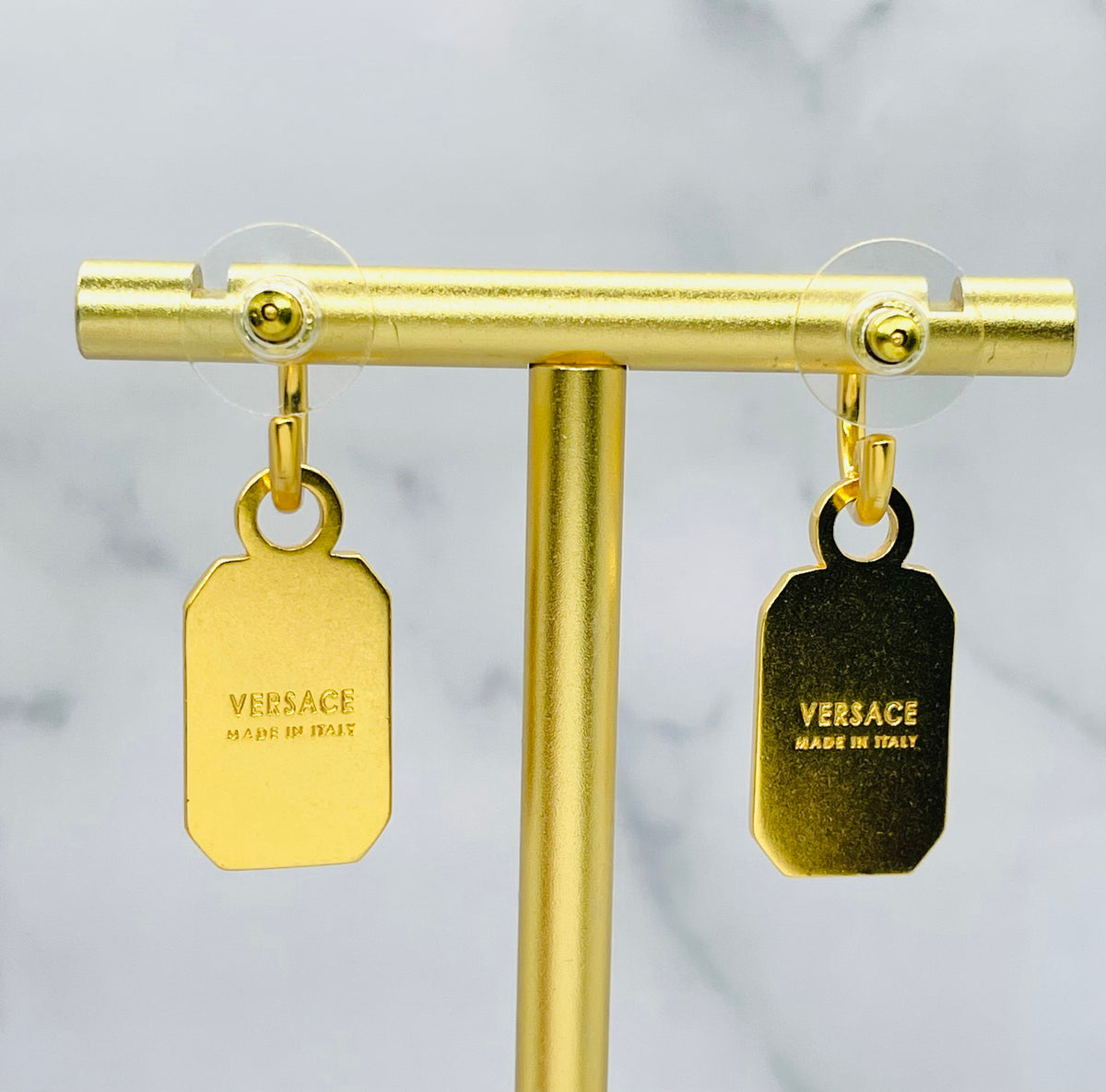 VERSACE V Medusa Pendant Earrings - Pre-Owned — 8