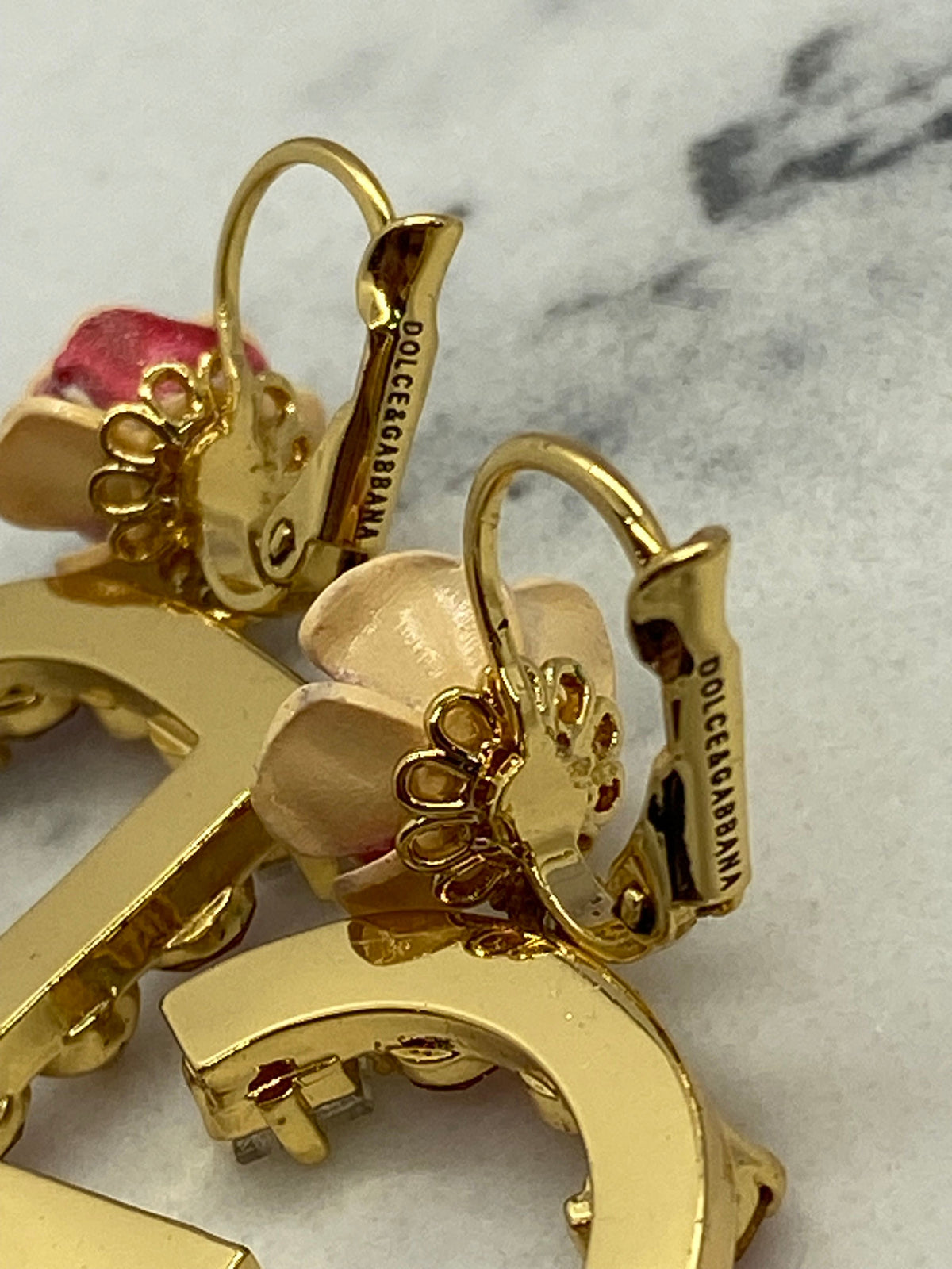 DOLCE & GABBANA D&G Rhinestone Earrings - DAMAGED — 3