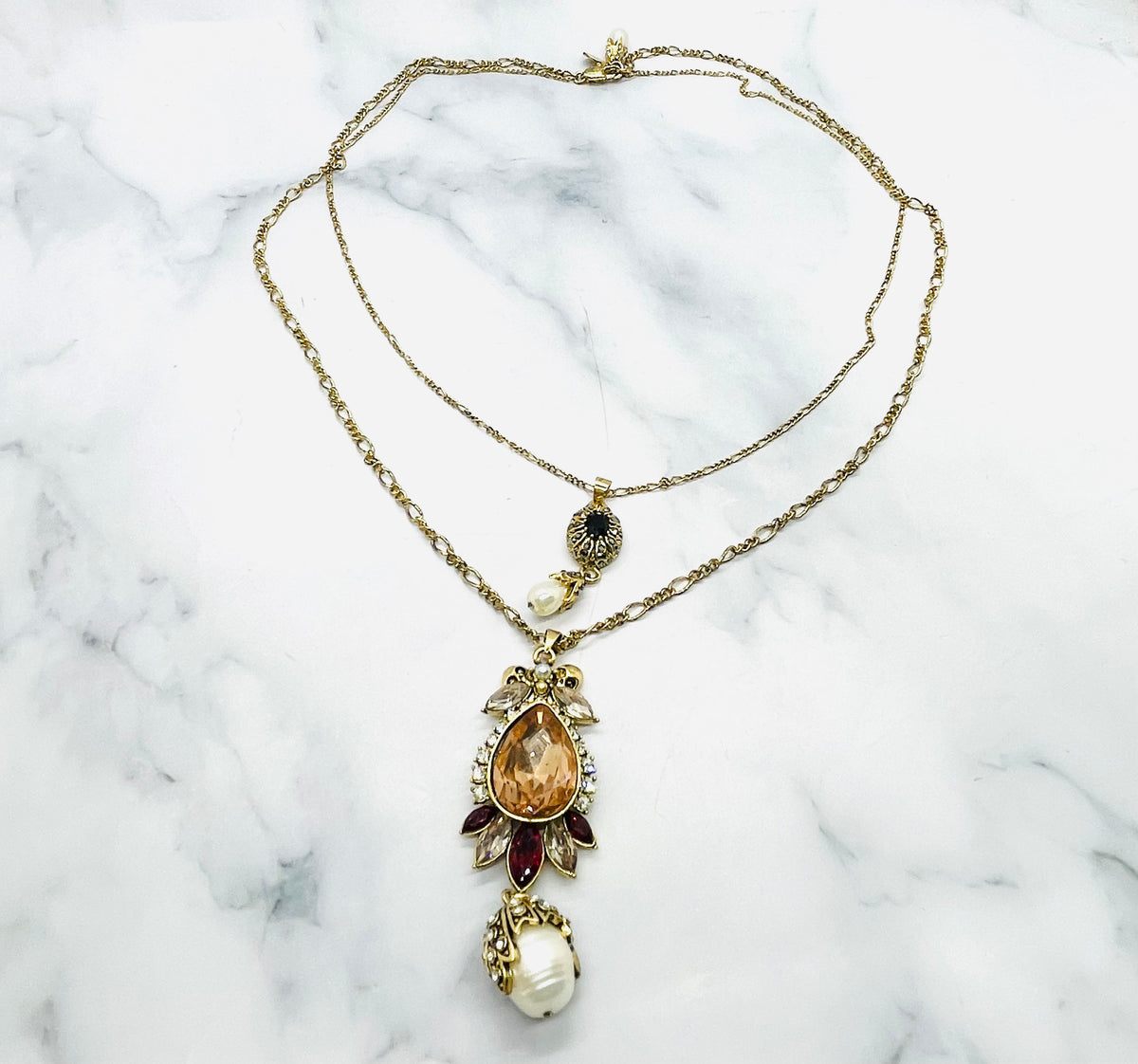 ALEXANDER MCQUEEN Layered Statement Pendant Necklace - Pre-Owned — 7