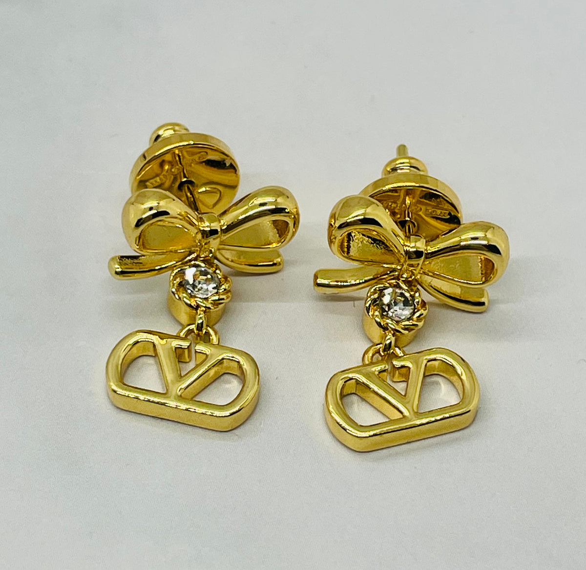 VALENTINO Bow Pendant Earrings - Pre-Owned — 4