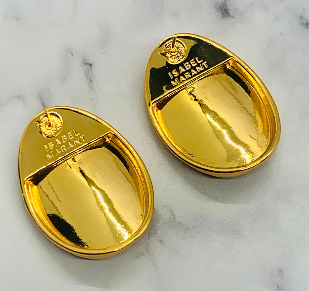 ISABEL MARANT Gold Tone Disc Earrings - Pre-Owned — 6