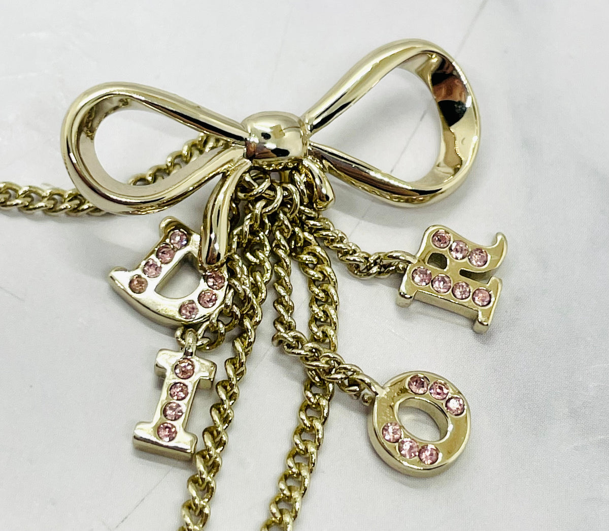 CHRISTIAN DIOR CD Statement Layered Bow Necklace - Pre-Owned — 5