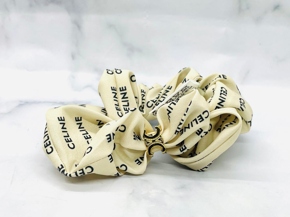 CELINE Monogram Hair Scrunchie - Pre-Owned — 1